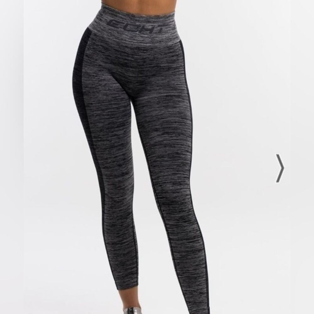 UEC ECHT Arise Pure Leggings - Black & Grey SZ M